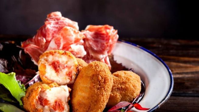 Schinkenkroketten – Croquetas de Jamón – Spanien