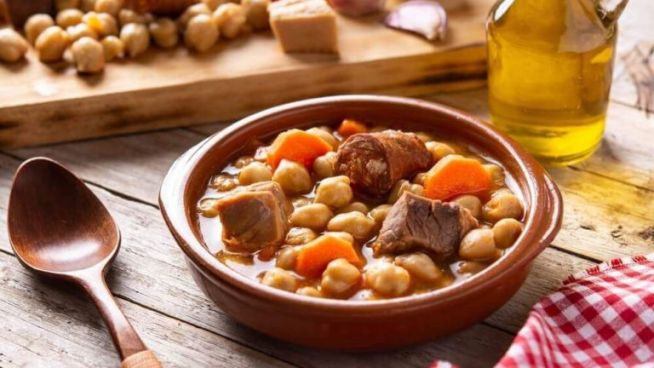 Madrider Kichererbsensuppe – Cocido Madrileño – Spanien