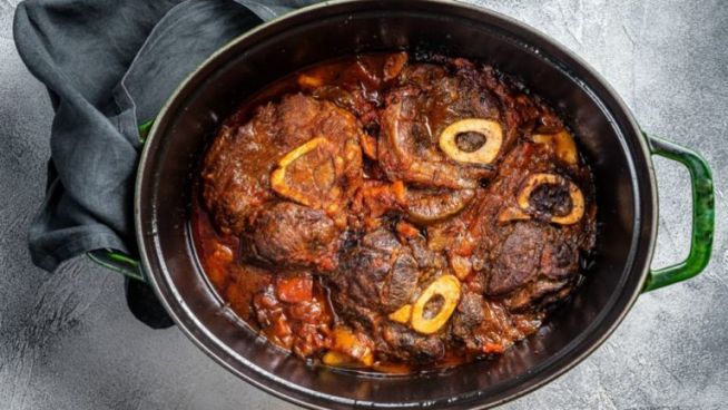 Geschmorte Kalbshaxen – Osso Buco – Italien