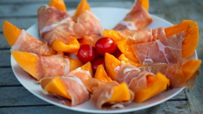 Schinken und Melone – Prosciutto e Melone – Italien