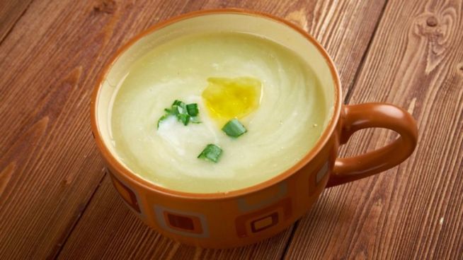 Kartoffel-Lauch-Suppe – Potage Parmentier – Frankreich